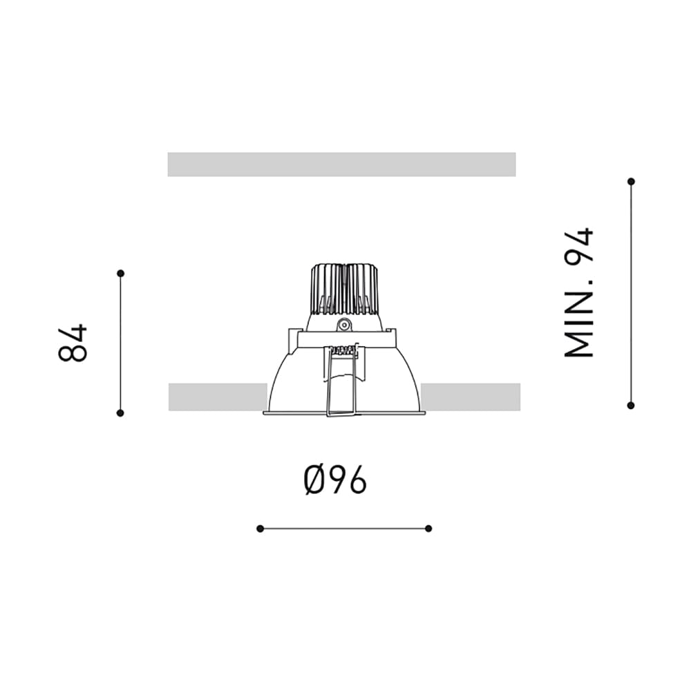 Arkoslight GAP 5W - 4000K - bianco opaco - immagine 3