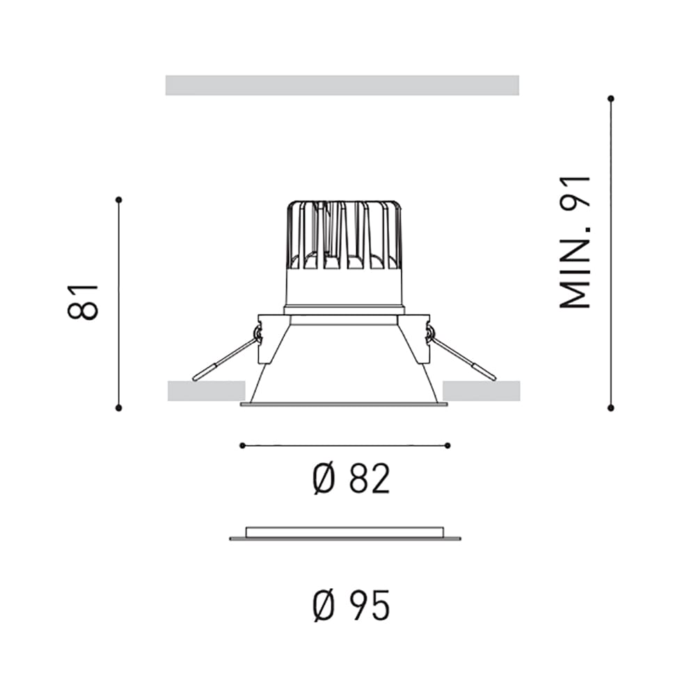 Arkoslight SWAP M 5W - 3000K - alluminio - immagine 3