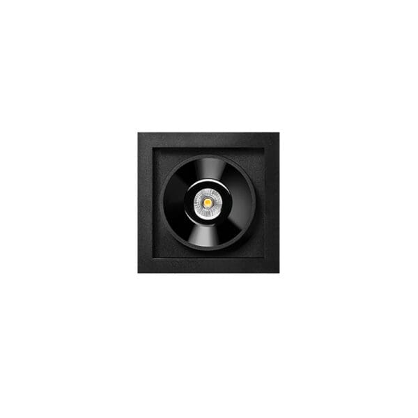 Arkoslight BLACK FOSTER RECESSED 1 SPOT DIM DALI - 2700K - nero
