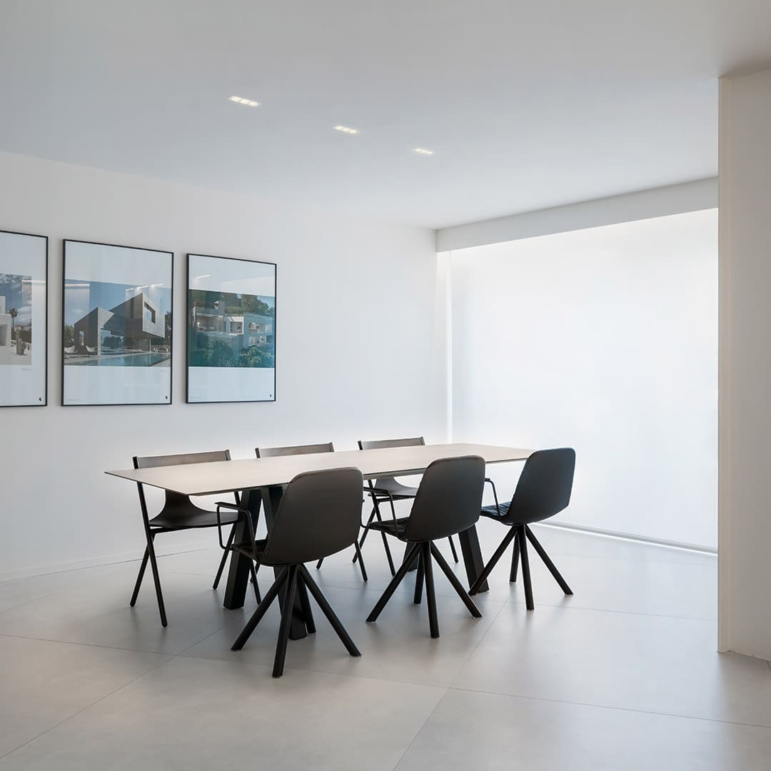 Arkoslight BLACK FOSTER RECESSED 10 SPOT DIM DALI - 3000K - nero strutturato e oro metallizzato - immagine 2