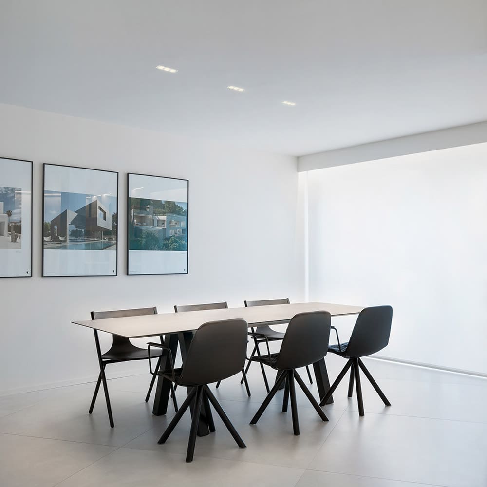 Arkoslight BLACK FOSTER ASYMM TRI 3 - 3000K - nero - immagine 2