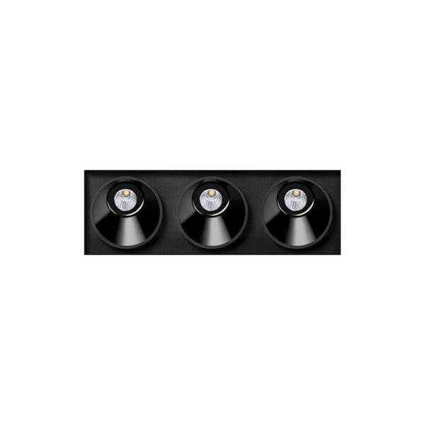 Arkoslight BLACK FOSTER ASYMM TRI 3 - DIM DALI 2700K - black