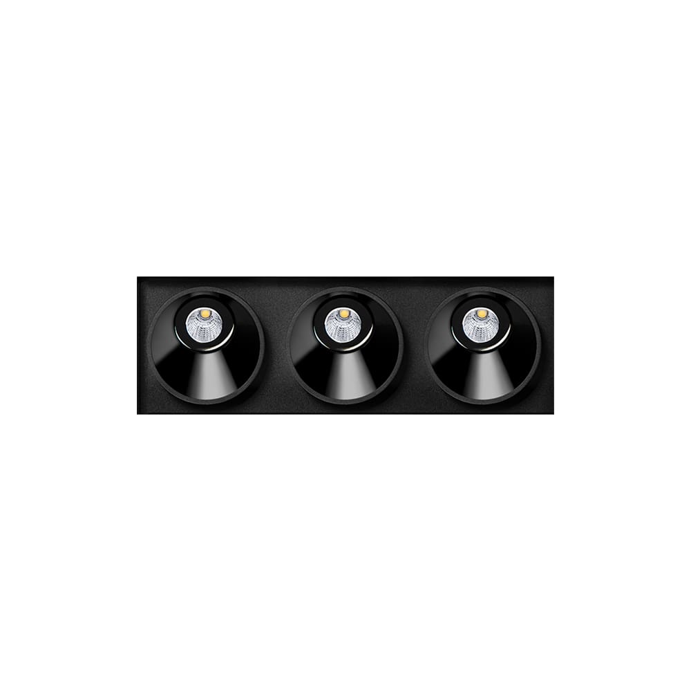 Arkoslight BLACK FOSTER ASYMM TRI 3 - DIM DALI 2700K - black