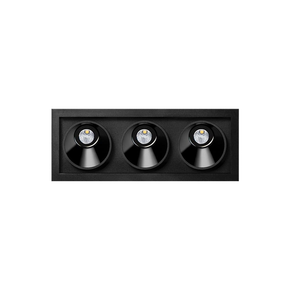 Arkoslight BLACK FOSTER Asymmetric Recessed 3 - 2700K - black