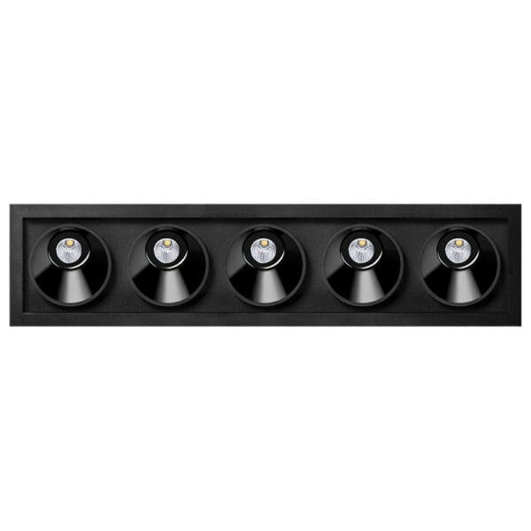 Arkoslight BLACK FOSTER Asymmetric Recessed 5 - 2700K - black