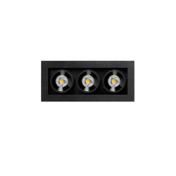 Arkoslight BLACK FOSTER MICRO RECESSED 3 - 2700K - nero