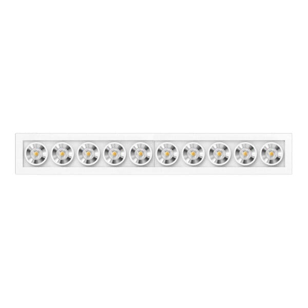 Arkoslight BLACK FOSTER MICRO RECESSED 10 - 3000K - bianco strutturato