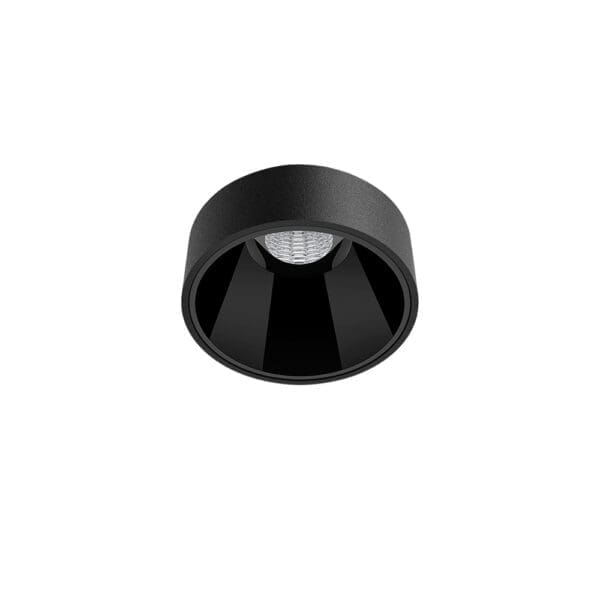 Arkoslight SHOT LIGHT S SEMI RECESSED SPOT - 3000K - nero strutturato