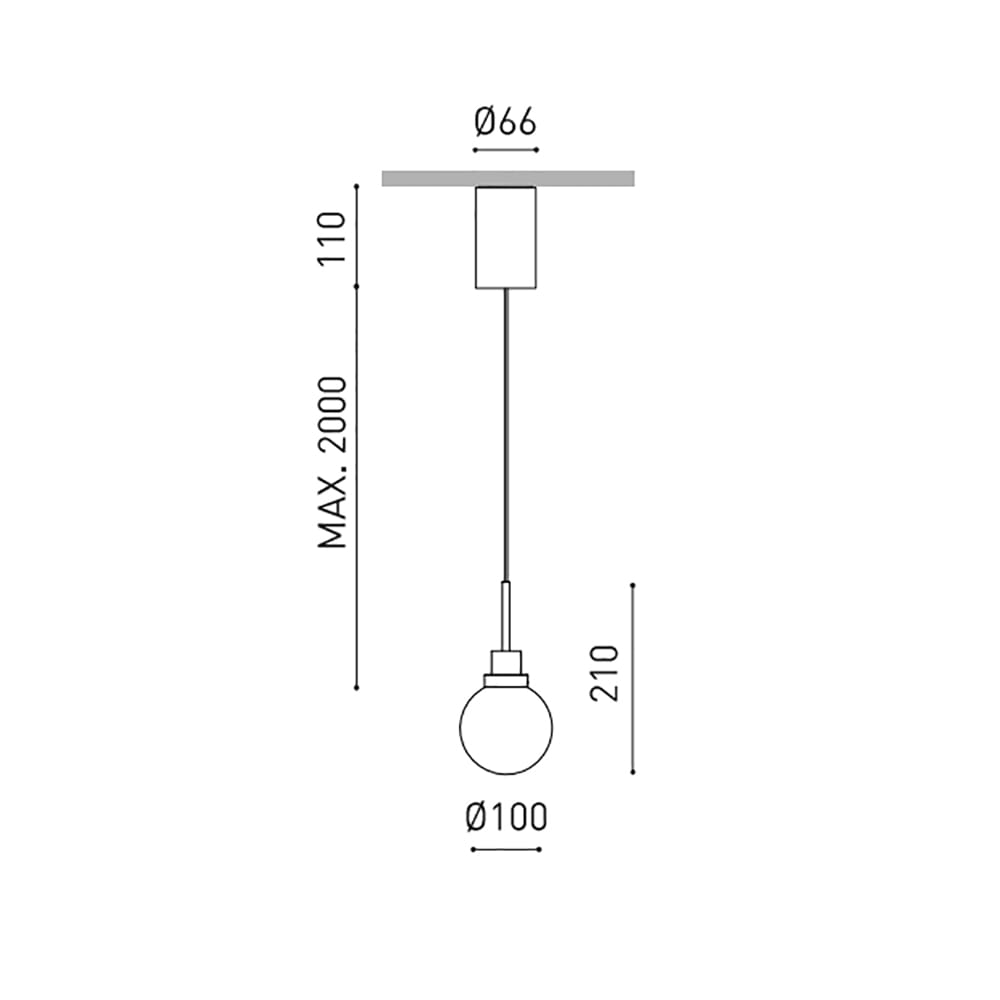 Arkoslight ALASKA BIG 2M - DIM DALI 2700K - oro spazzolato - immagine 3