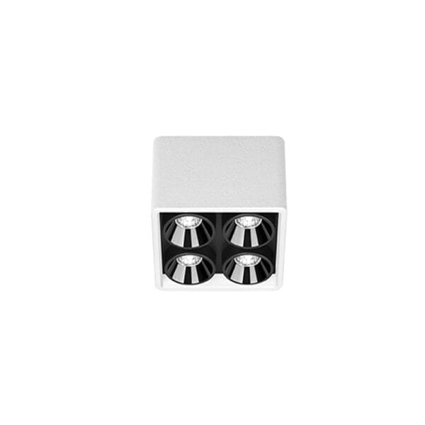 Arkoslight BLACK FOSTER MICRO SURFACE 2X2 - 3000K - bianco strutturato