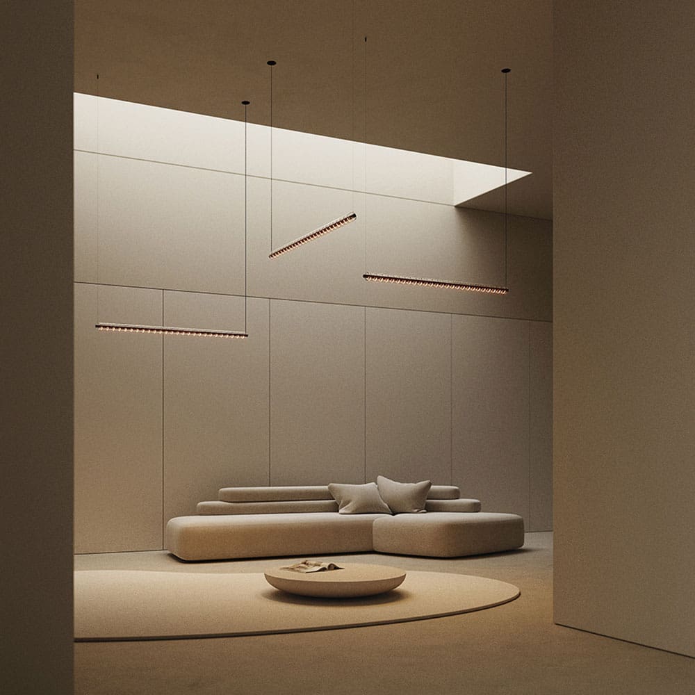Arkoslight LOOP 1300 INDIRECT BASE - 3000K - bianco strutturato - immagine 2