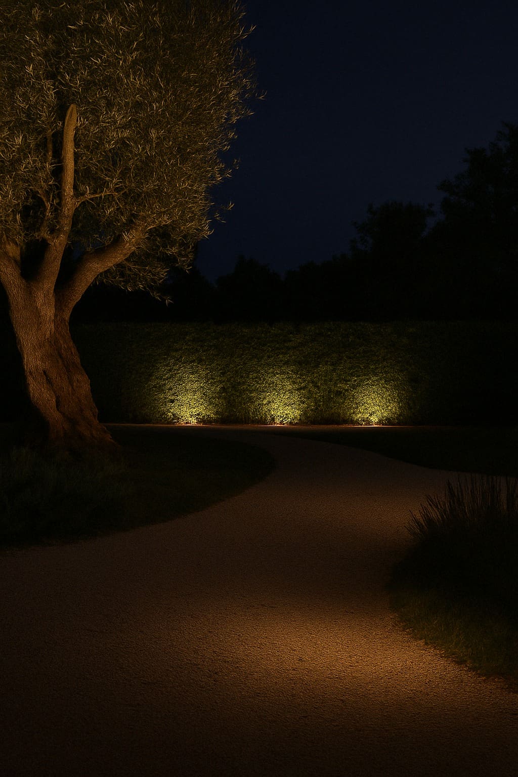 Illuminazione radente dal basso