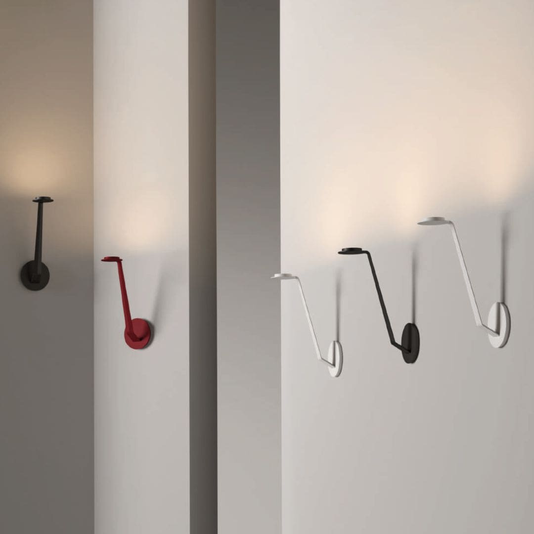 Lumen Center SWAN parete - 3000K - rosso marrone ft
