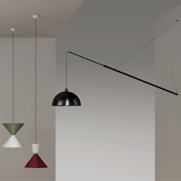 Lumen Center TORNITI BELL - solo paralume - rosso marrone ft