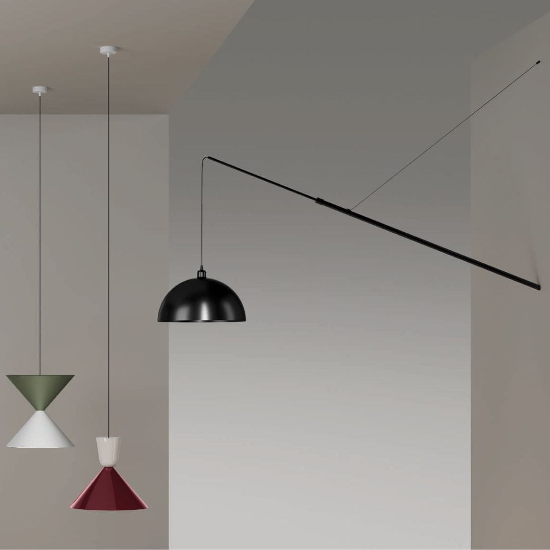 Lumen Center TORNITI BELL - solo paralume - verde oliva lucido