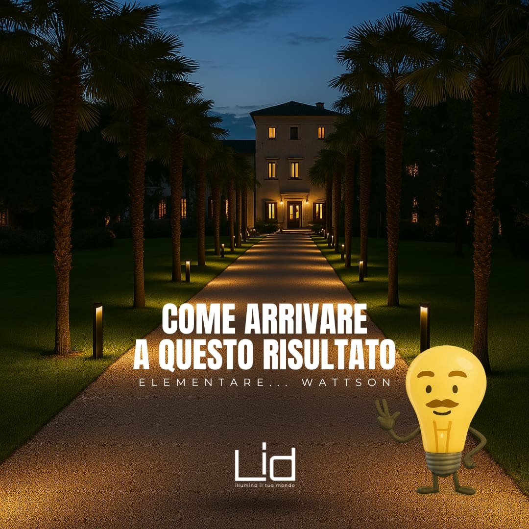 come illuminare viale ingresso