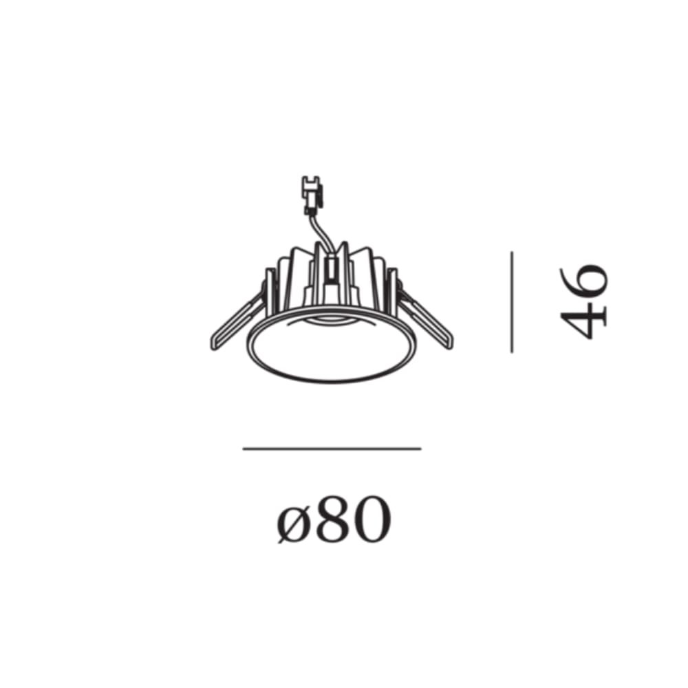 Wever e Ducrè RONY PETIT 1.0 - LED 2000-3000K - nero opaco - immagine 3