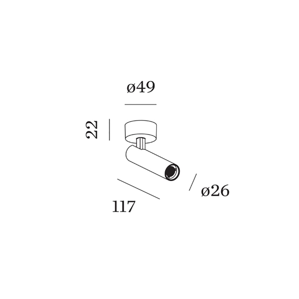 Wever e Ducrè MATCH SURFACE FLEXFY 1.0 - 2700K - matt black and aluminium - Image 3