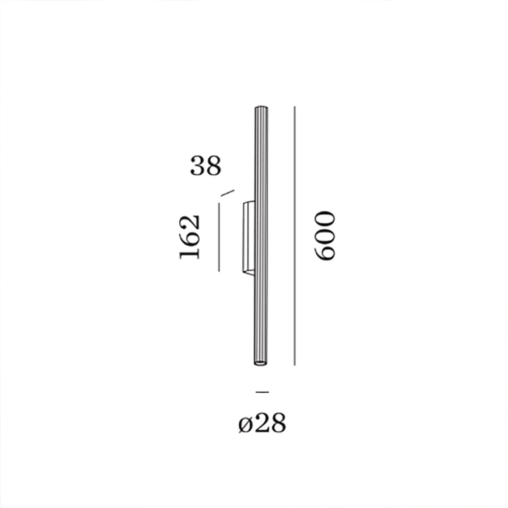 Wever e Ducrè TRACE SLIM WALL FLEXFY 1.0 - 2700K - satin black and champagne - Image 3