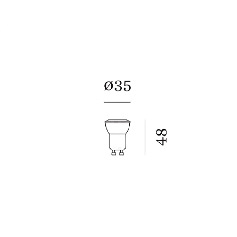 Wever e Ducrè Lampadina LED PAR11 - 2700K - nero - immagine 2