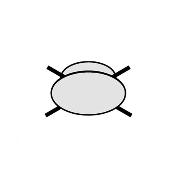 Cini&Nils CORDINA Rosone Derivazione senza foro centrale - nero