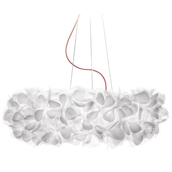 SLAMP CLIZIA sospensione grande - MAMA NON MAMA bianco - filo rosso