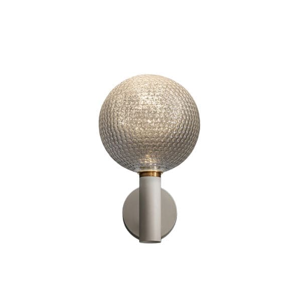 Catellani & Smith PAR 18 parete - ottone con base bianca