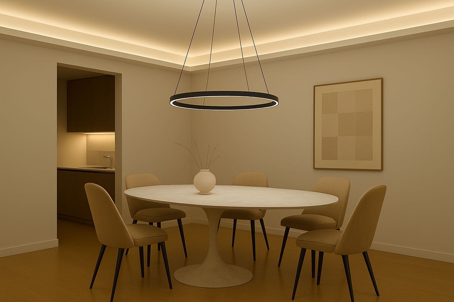 illuminare sala da pranzo