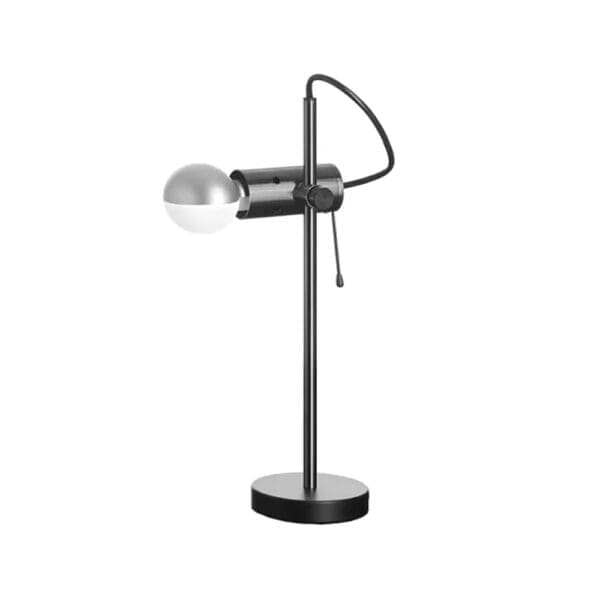 Oluce AGNOLI 251 - tavolo - nickel nero satinato