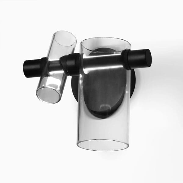 Oluce DANCING GLASS - wall - transparent glass