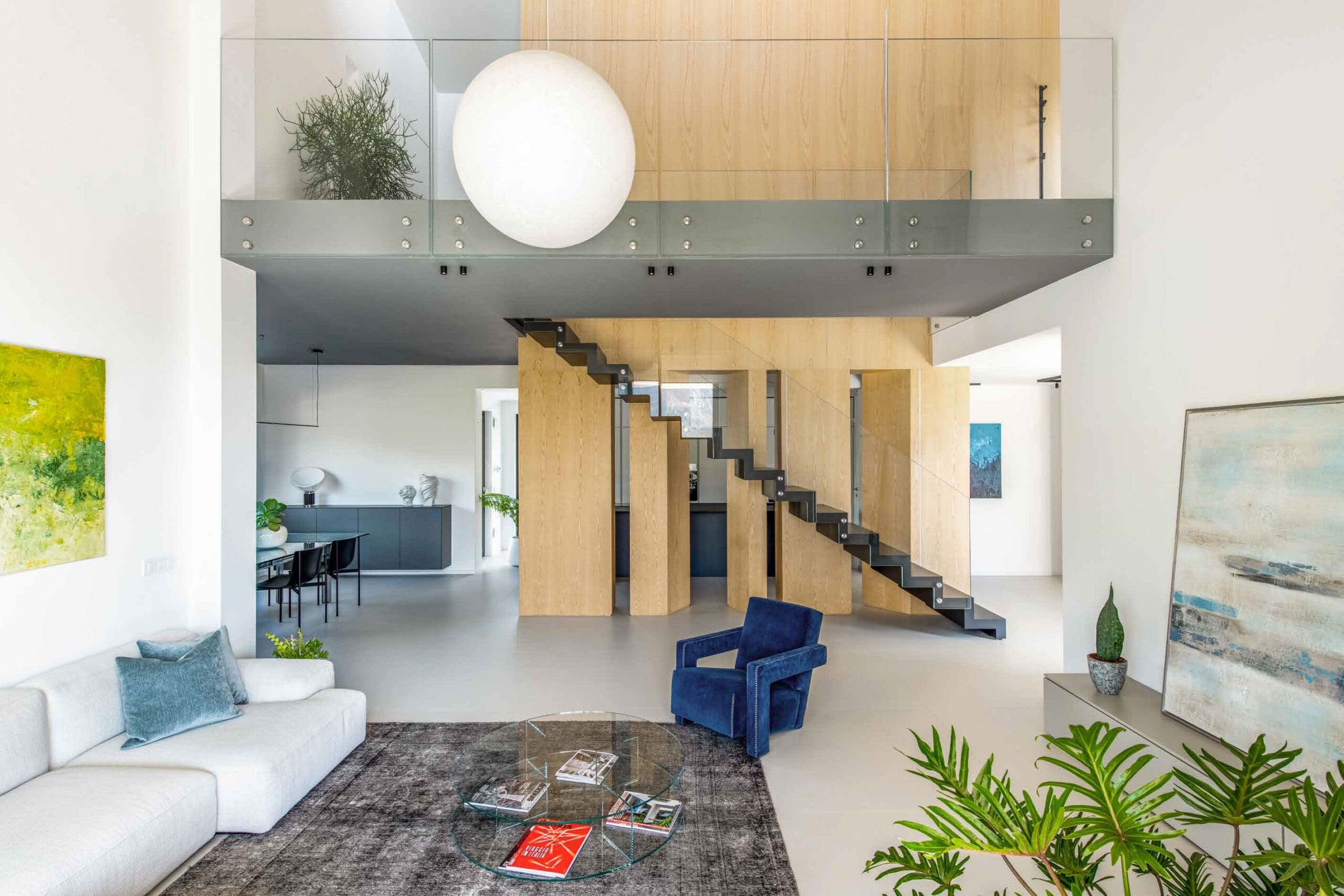 illuminare villa contemporanea