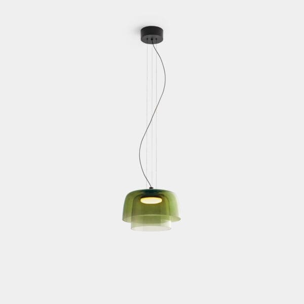Leds C4 - Levels 2 Bodies Ø320mm + Ø220mm 19W Nero