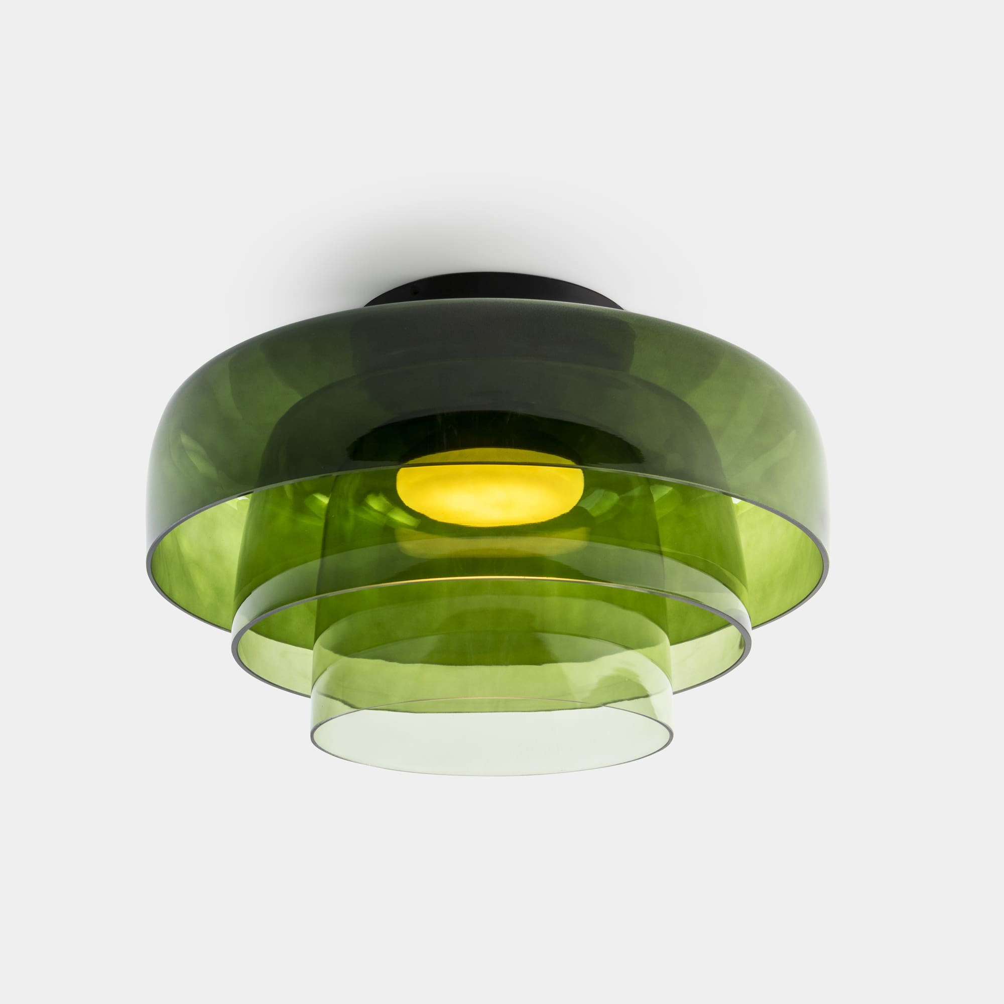 Leds C4 - Levels 3 Bodies Ø420mm + Ø320mm + Ø220mm 28W Nero