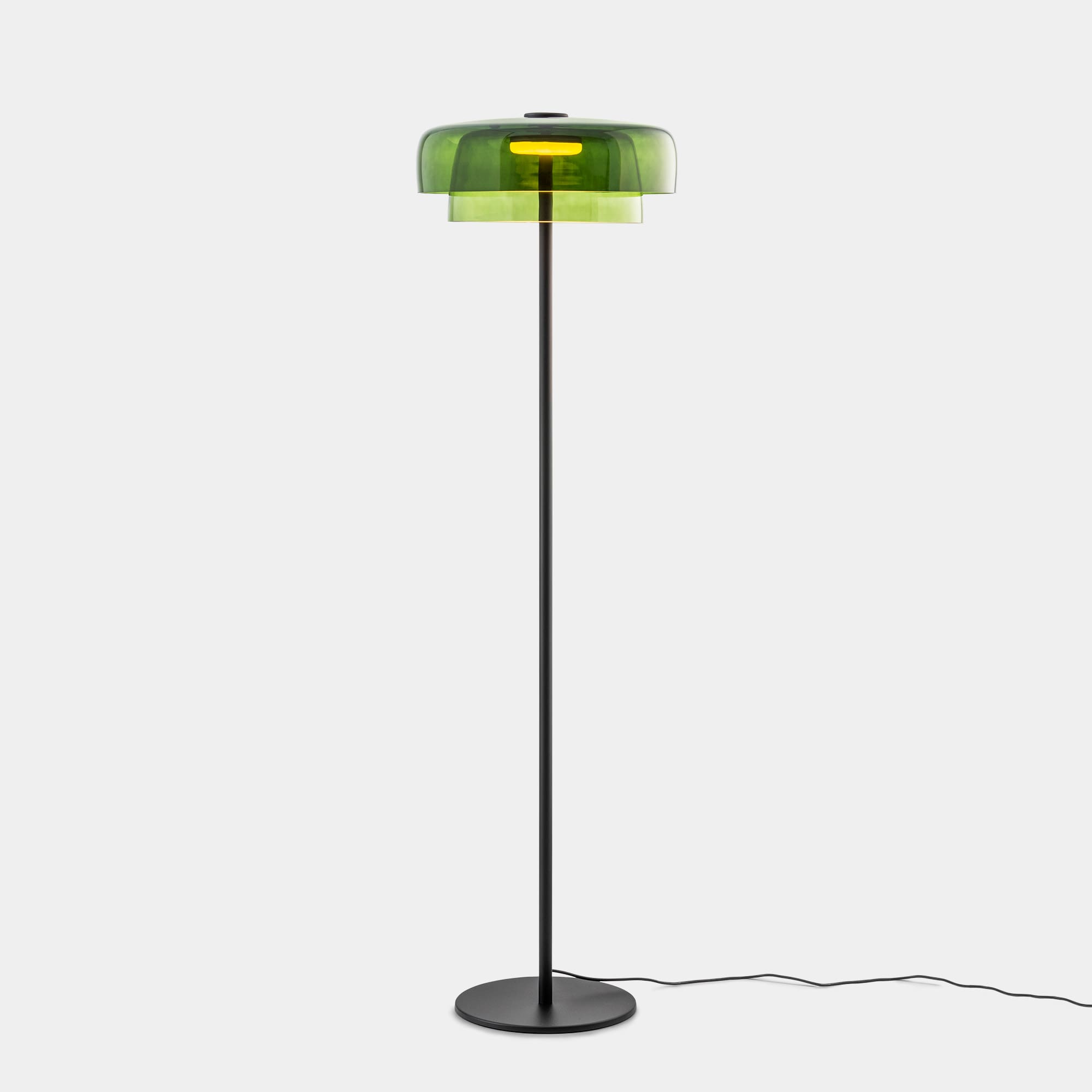 Leds C4 - Levels 2 Bodies Ø420mm + Ø320mm 17W Nero
