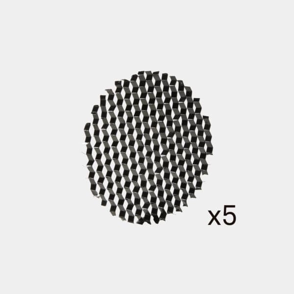 Leds C4 - HoneyComb (5Un.) Bianco