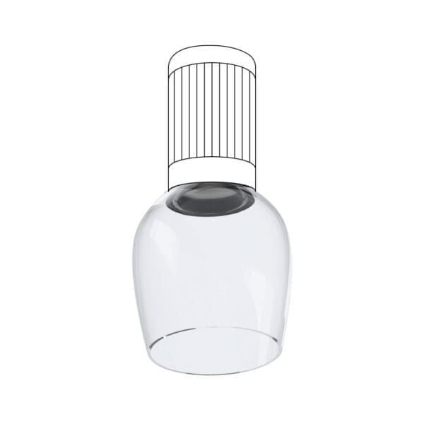 Leds C4 - Iris Glass Front Bianco