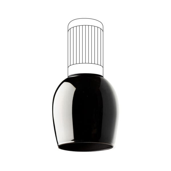 Leds C4 - Iris Glass Front Nero