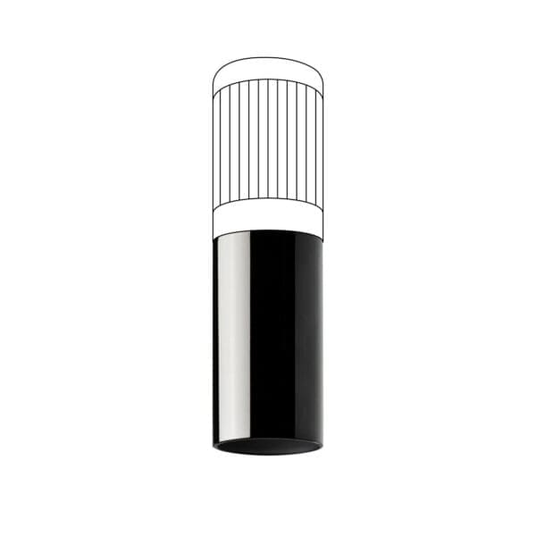 Leds C4 - Iris Tube Front Nero