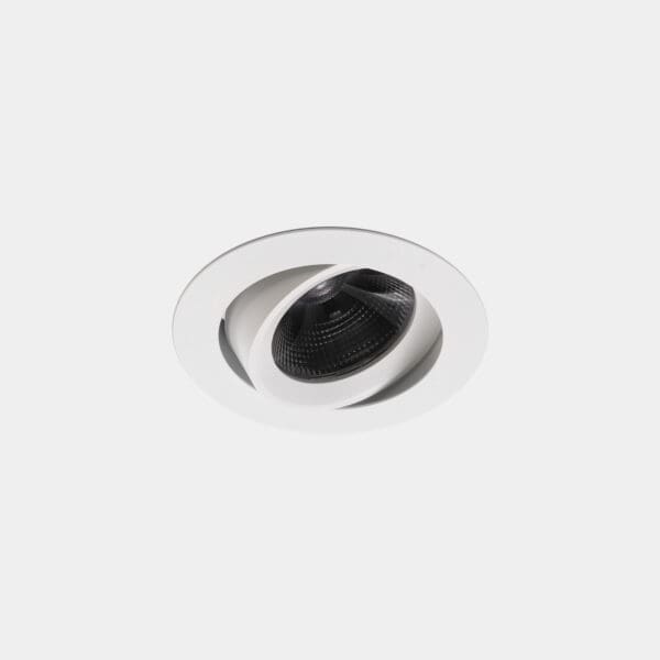 Leds C4 - Play Flat Round Adjustable GU10 8W Bianco