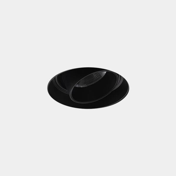 Leds C4 - Play Snoot Round Adjustable Trimless GU10 8W Nero