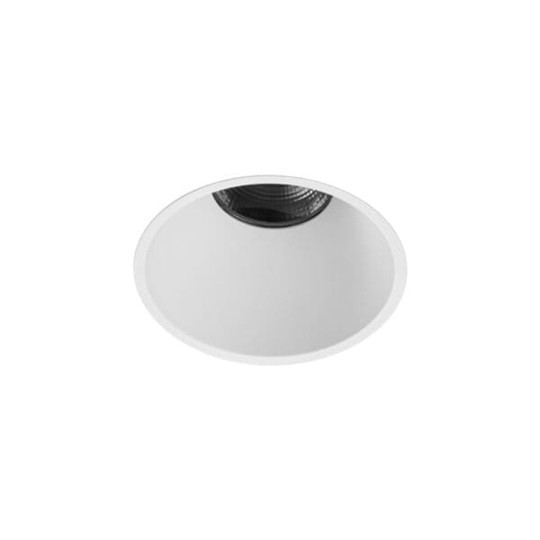 Leds C4 - Play Visual Comfort Round Fixed MicroTrim GU10 8W Bianco