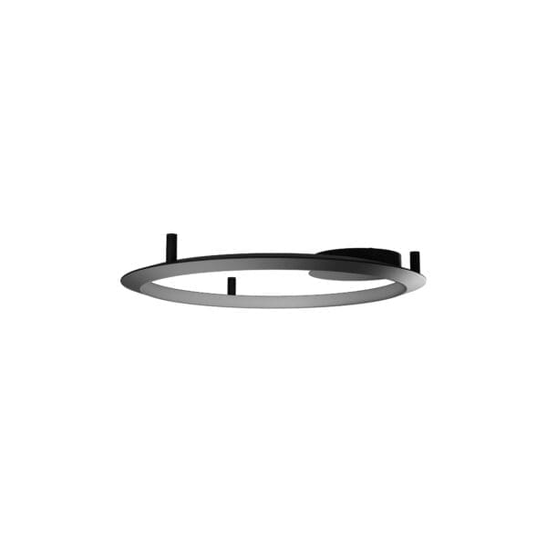 Leds C4 - Circular Inward ø600 Surface 39W 2700K Nero