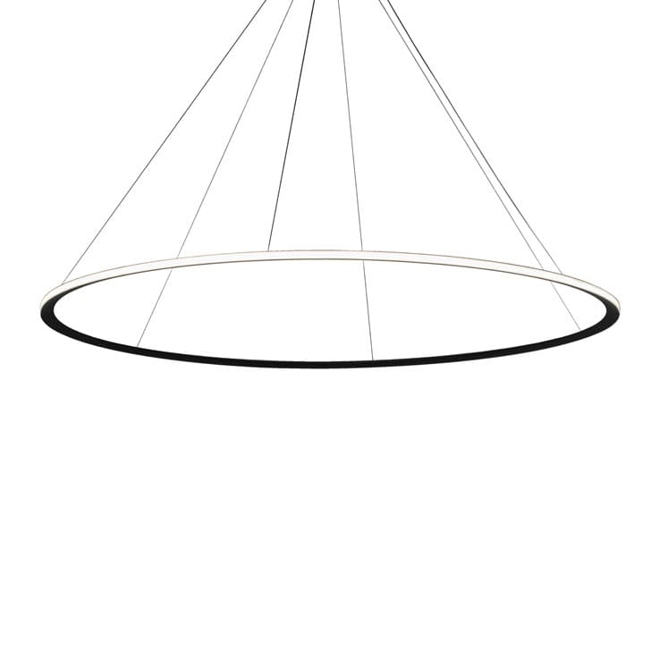 Leds C4 - Circular Outward ø600 Recessed 39W 2700K Nero