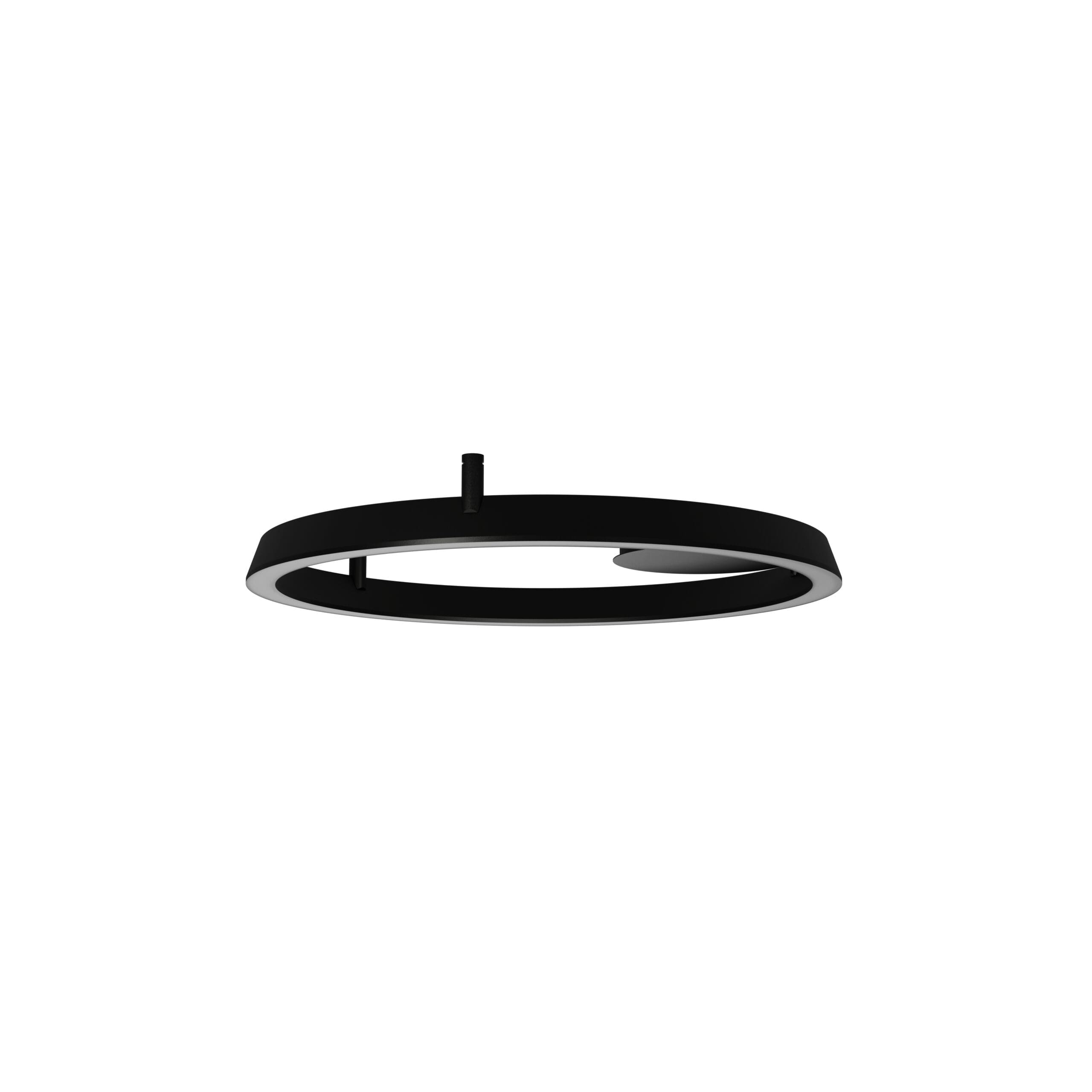 Leds C4 - Circular Downward Surface Ø600 33W 2700K Nero