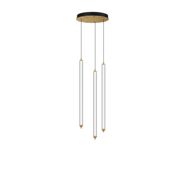 Wever e Ducrè - Flyra Ceiling Susp 3.1 Vertical LED 3000K Champagne