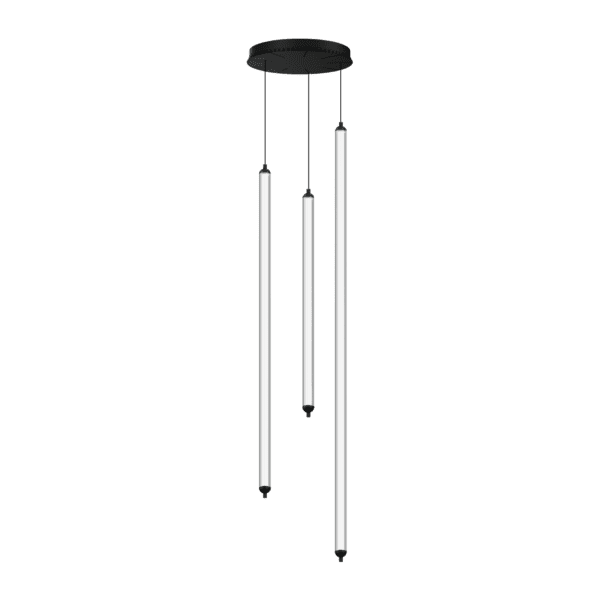 Wever e Ducrè - Flyra Ceiling Susp 3.3 Vertical LED 3000K Nero