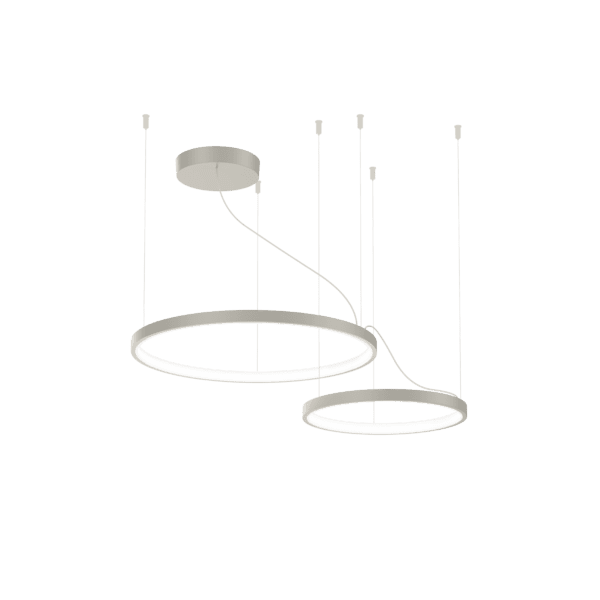 Wever e Ducrè - Kujo Ceiling Susp 2.1 LED 3000K Sg Grigio