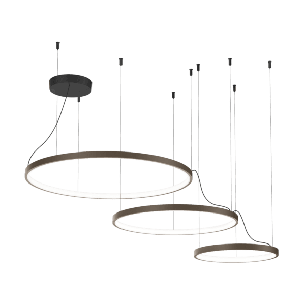 Wever e Ducrè - Kujo Ceiling Susp 3.2.1 LED 3000K Bronzo