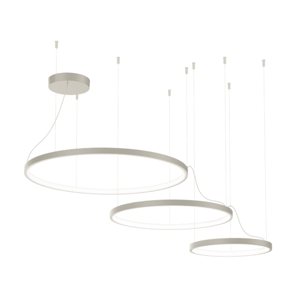 Wever e Ducrè - Kujo Ceiling Susp 3.2.1 LED 3000K Sg Grigio