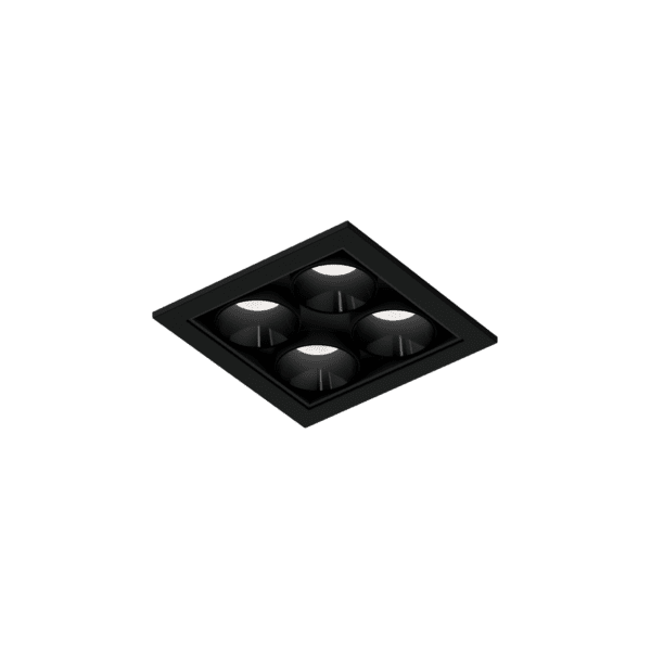 Wever e Ducrè - Linoo Ceiling Rec 4.1 LED 2700K/3000K Nero
